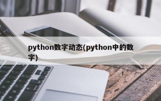 python数字动态(python中的数字)